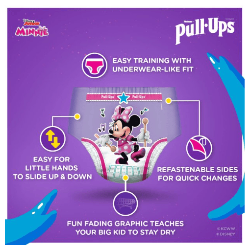 Pull-Ups Girls' Potty Training Pants Size 6; 4T-5T; 17 Ct