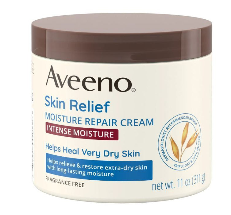 Aveeno Skin Relief Intense Moisturizing Cream, Extra-Dry Skin, 11 oz