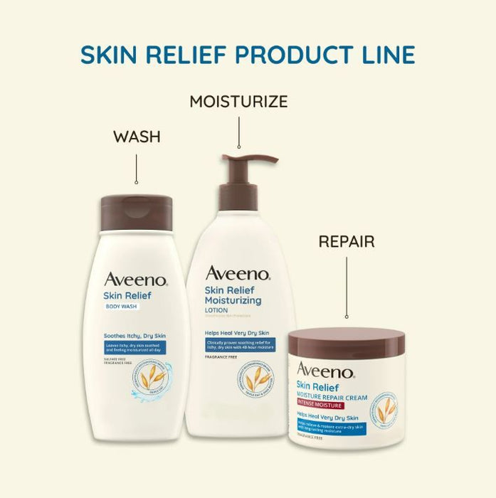 Aveeno Skin Relief Intense Moisturizing Cream, Extra-Dry Skin, 11 oz