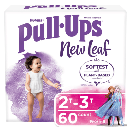 Pull-Ups Girls' New Leaf Training Pants Size 3T-4T; 16 Ct