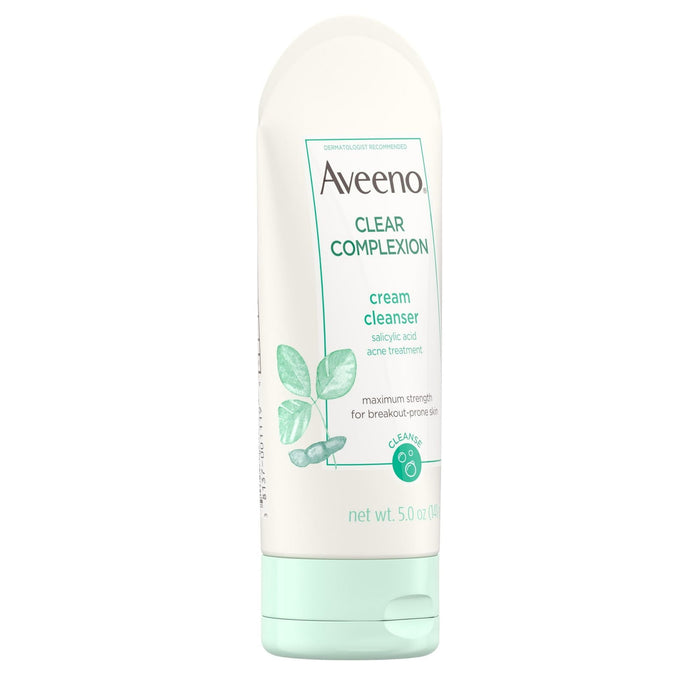 Aveeno Active Naturals Clear Complexion Cream Cleanser, 5 oz