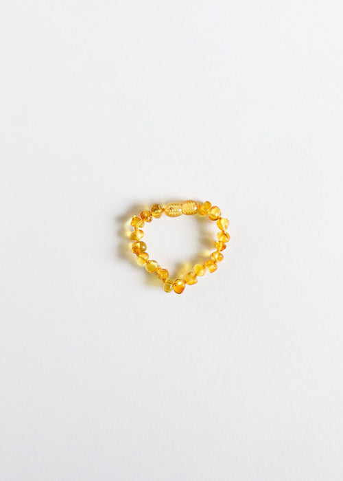 Polished Honey Baltic Amber || Anklet or Bracelet