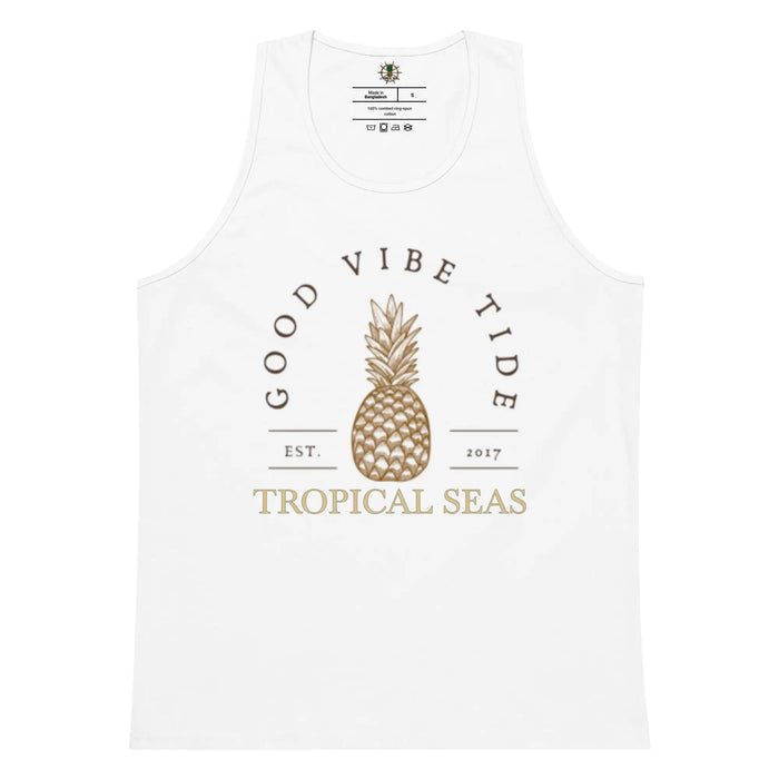 Men’s Premium Vintage Pineapple Tank Top