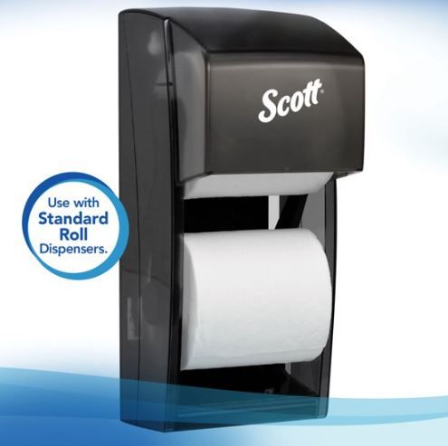 Scott Essential Standard Roll Bathroom Tissue, Septic Safe, 2-ply, White, 550 Sheets/roll, 80/carton