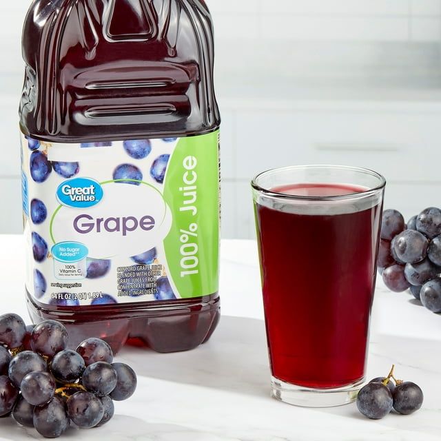 Great Value 100% Grape Juice, 64 fl oz