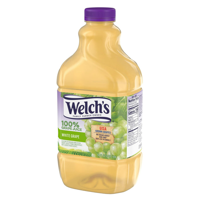 Welch's 100% White Grape Juice, 64 fl oz Bottle