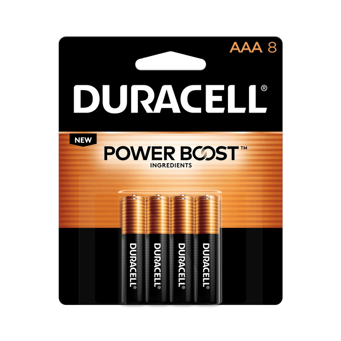 Duracell Coppertop Alkaline AAA Batteries, 8 Pack