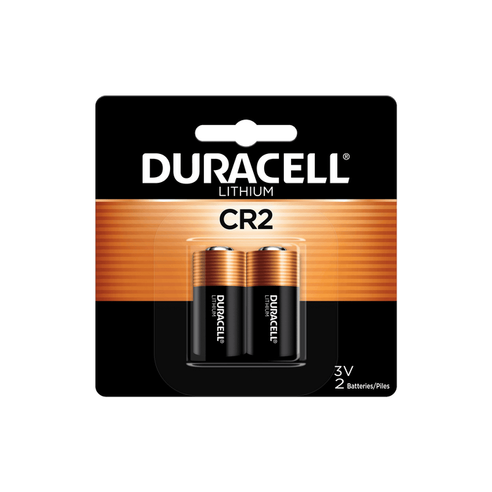 Duracell CR2 High Performance 3V Lithium Battery, 2 Pack, Long-Lasting