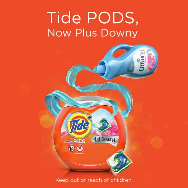 Tide Pods with Downy Laundry Detergent Pacs April Fresh 85 Ct