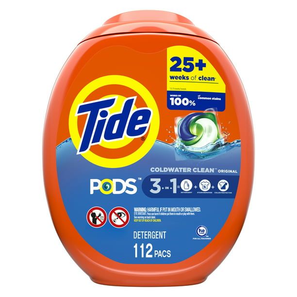 Tide Pods Laundry Detergent Original Scent; 112 Count