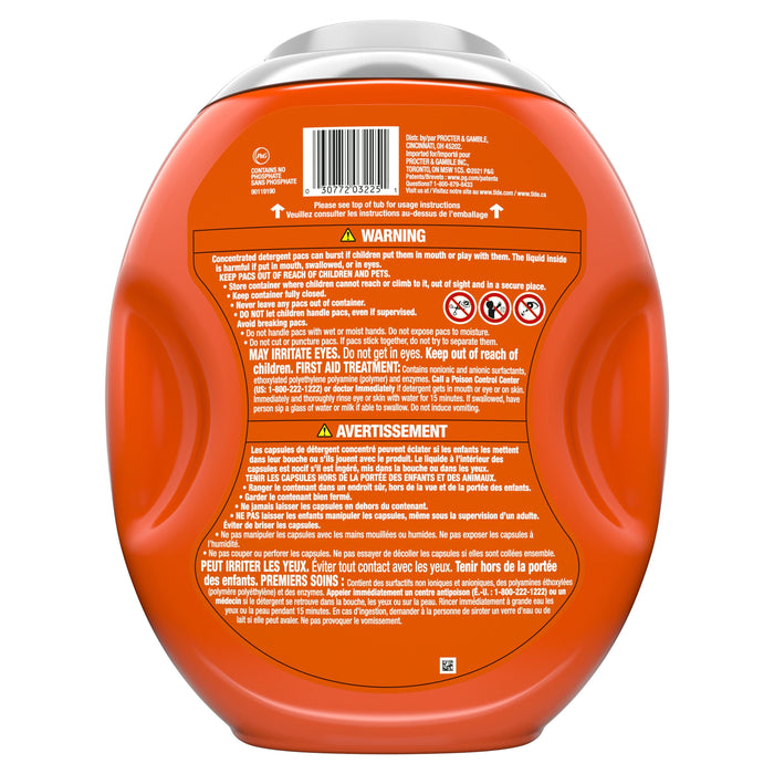 Tide Ultra OXI Power PODS with Odor Eliminators Laundry Detergent Pacs; 63 Count