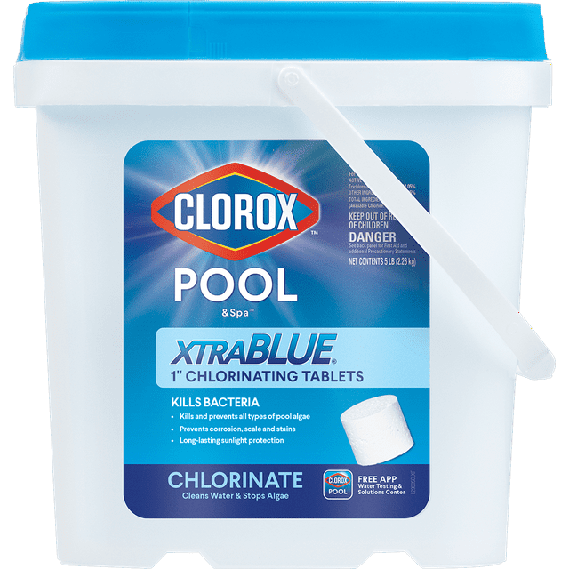 Clorox Pool&Spa XtraBlue 1" Chlorinating Tablets for Swimming Pools