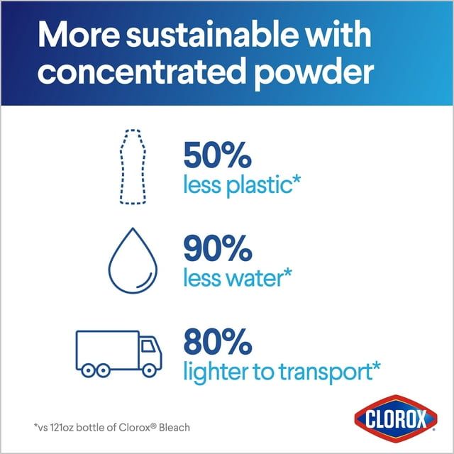 Clorox Concentrated Bleach Powder, 21.1 oz