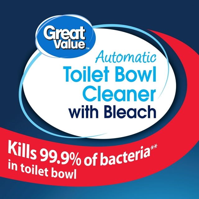 3.5oz Great Value Toilet Bowl Tablets, 4 Count