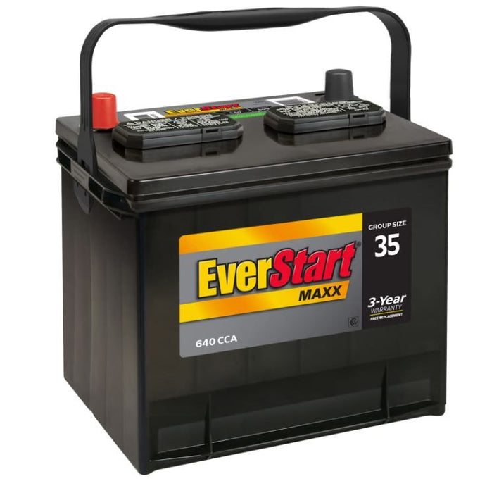 EverStart Maxx Lead Acid Automotive Battery, Group Size 35N, 12 Volt 640 CCA