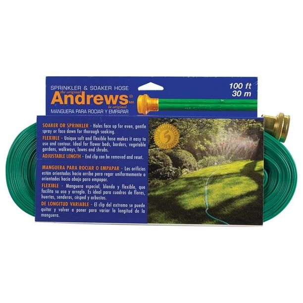 Andrews 10-12349 100' Tube Sprinkler & Soaker Hose