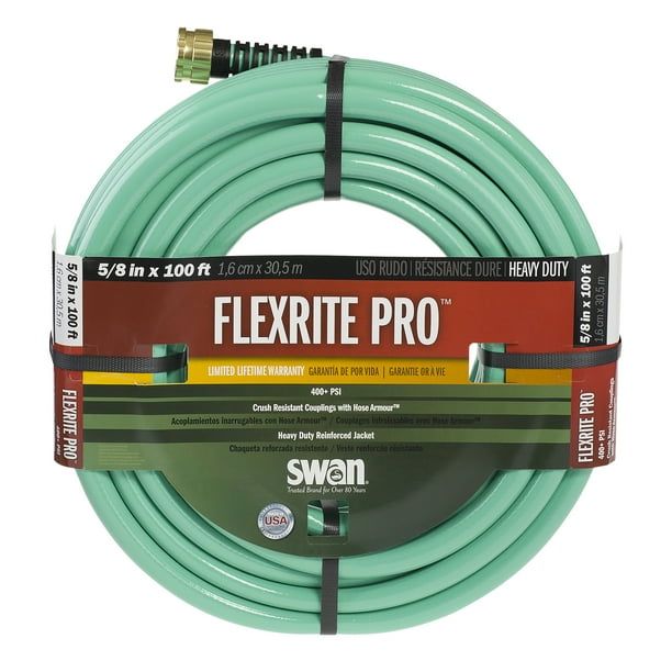 Swan FlexritePRO? Heavy Duty Professional Garden Hose, Green