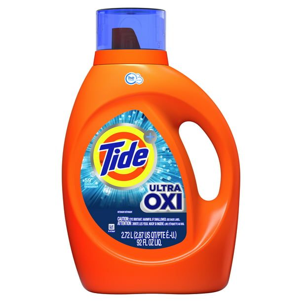 Tide Plus Ultra Oxi HE Liquid Laundry Detergent; 59 Loads 92 fl oz