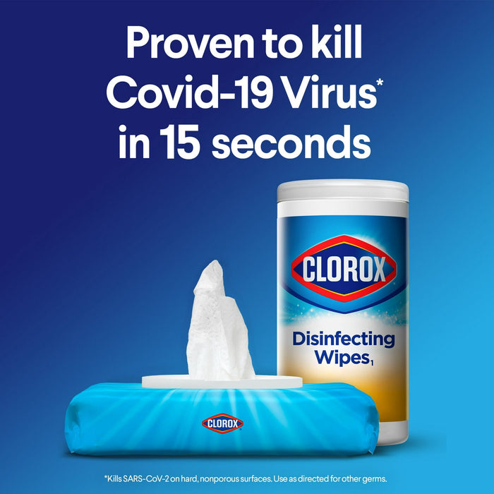 Clorox Bleach-Free Disinfecting and Cleaning Wipes, 300 Count, 4 Pack