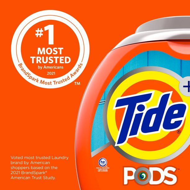 Tide PODS Liquid Laundry Detergent Soap Pacs 4-n-1 with Febreze; HE Compatible; 85 Count