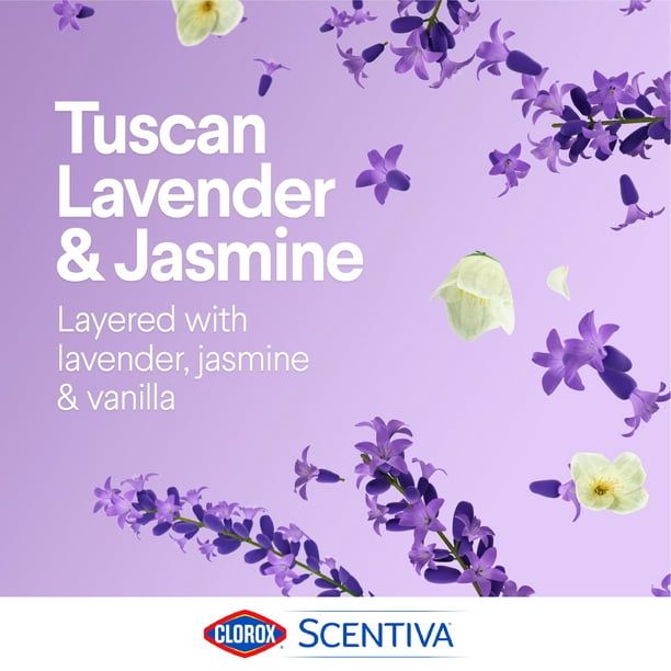 Clorox Scentiva Disinfecting Wet Mop Pads, Tuscan Lavender and Jasmine, 48 Count, 2 Pack