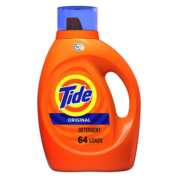 Tide Liquid Laundry Detergent Original; HE Compatible 64 loads 92 fl oz