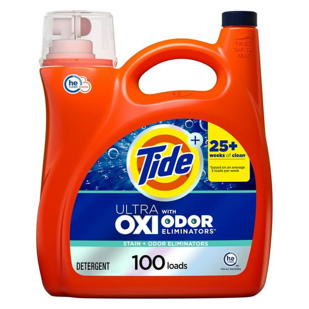 Tide Ultra OXI with Odor Eliminators Liquid Laundry Detergent; 154 oz.