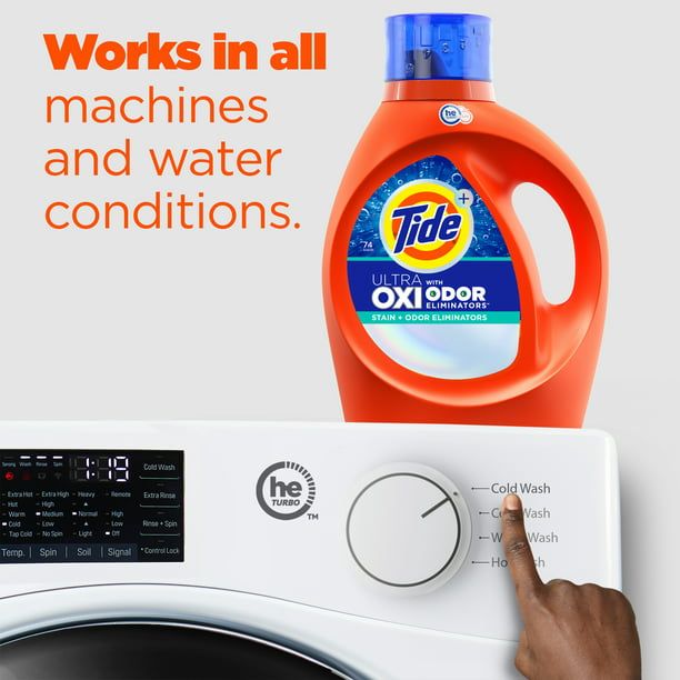 Tide Ultra OXI with Odor Eliminators Liquid Laundry Detergent; 154 oz.