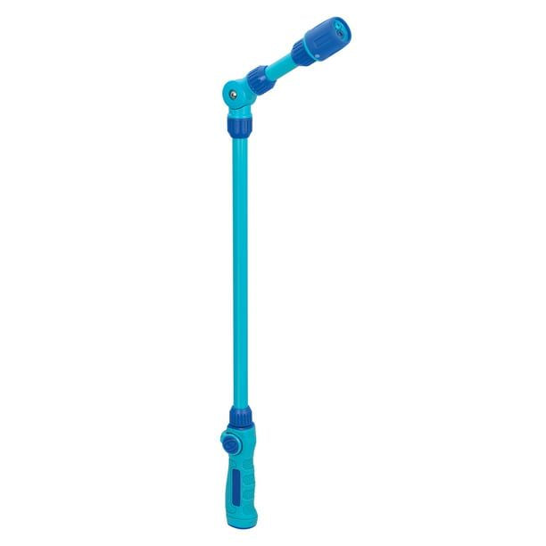 Aqua Joe Metal 30-inch Watering Wand W/ Pivoting Head, 3 Spray Patterns