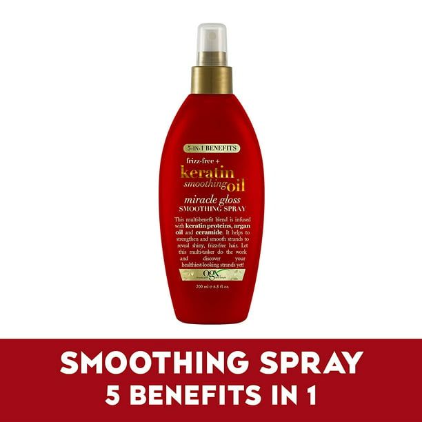 OGX Stengthening and Smooth Extra Strength Smoothing Spray 6.8oz