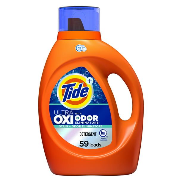 Tide Ultra OXI with Odor Eliminators Liquid Laundry Detergent; 92 oz