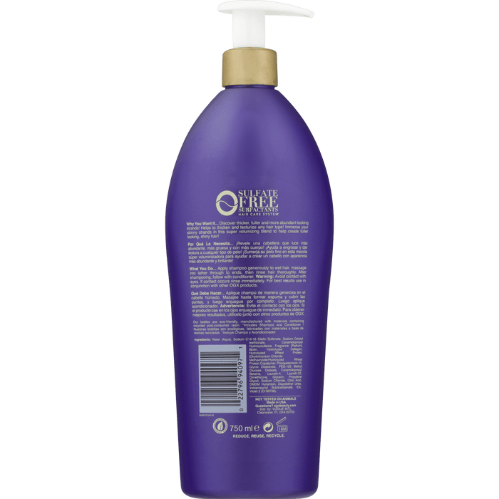 OGX Thick & Full + Biotin & Collagen Shampoo, 25.4 fl oz