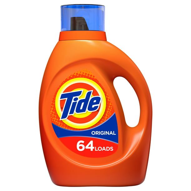 Tide Liquid Laundry Detergent Original; 64 loads 92 fl oz