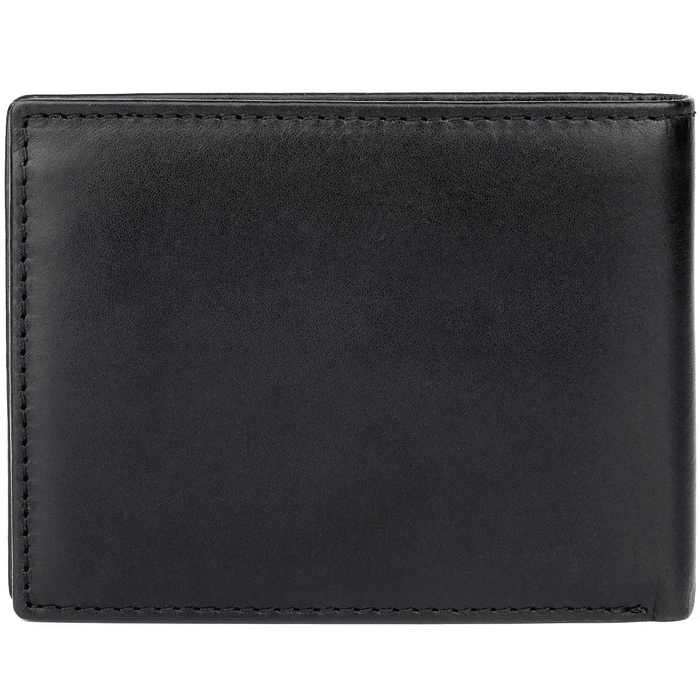 Dopp Men's Regatta Double ID Credit Card Billfold Leather, Black