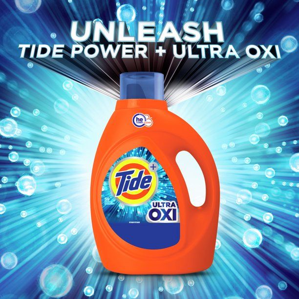 Tide Ultra Oxi HE Compatible Liquid Laundry Detergent; 74 loads 115 fl oz;