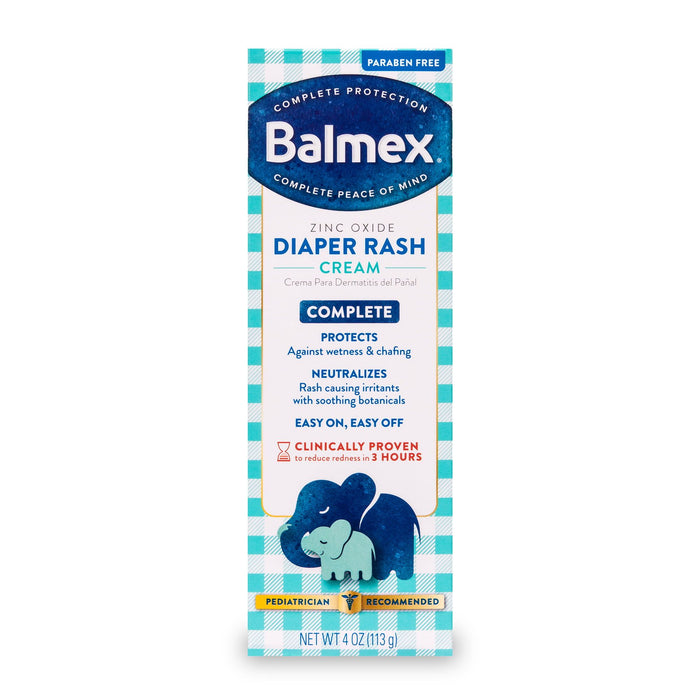 Balmex Complete Protection Diaper Rash Cream, 4 oz