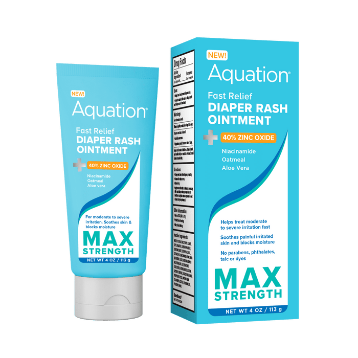 Aquation Max Strength Diaper Rash Ointment 40% Zinc Oxide, 4 OZ