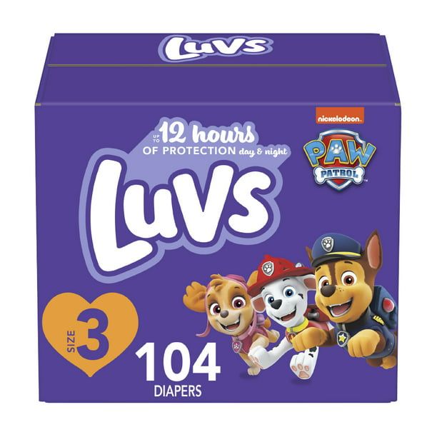 Luvs Diapers Size 3; 104 Count