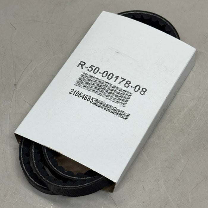 (2 PACK) Cogged V-Belt Sz 7.5" L x 5" W, Black R-50-00178-08