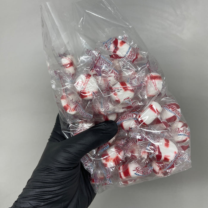 (100 PACK) Clear Gusseted Poly Plastic Bags Candy Cookie 1.5 Mil 4.5"x 2.75"x 10.75"