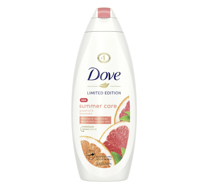 Dove Liquid Body Wash for a Natural Glow Summer Care; 22 oz