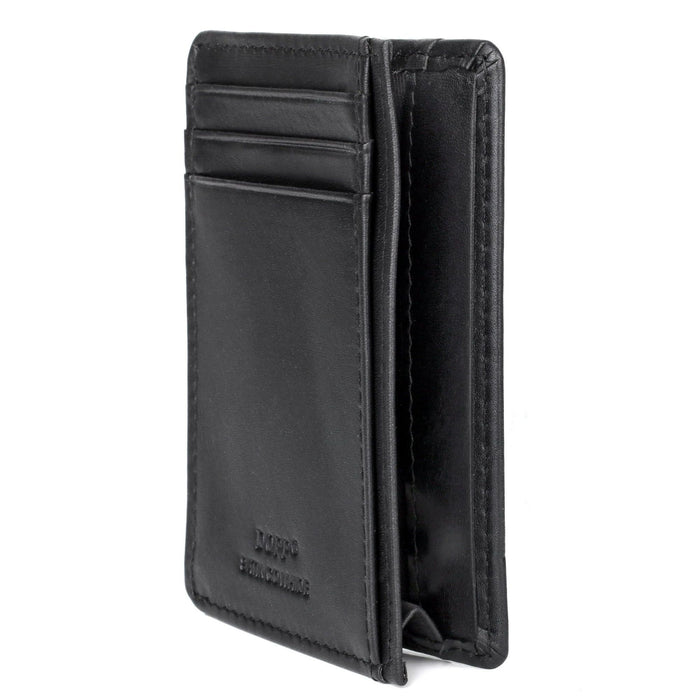 Dopp Men's Regatta Front Pocket Get-Away Leather, Black