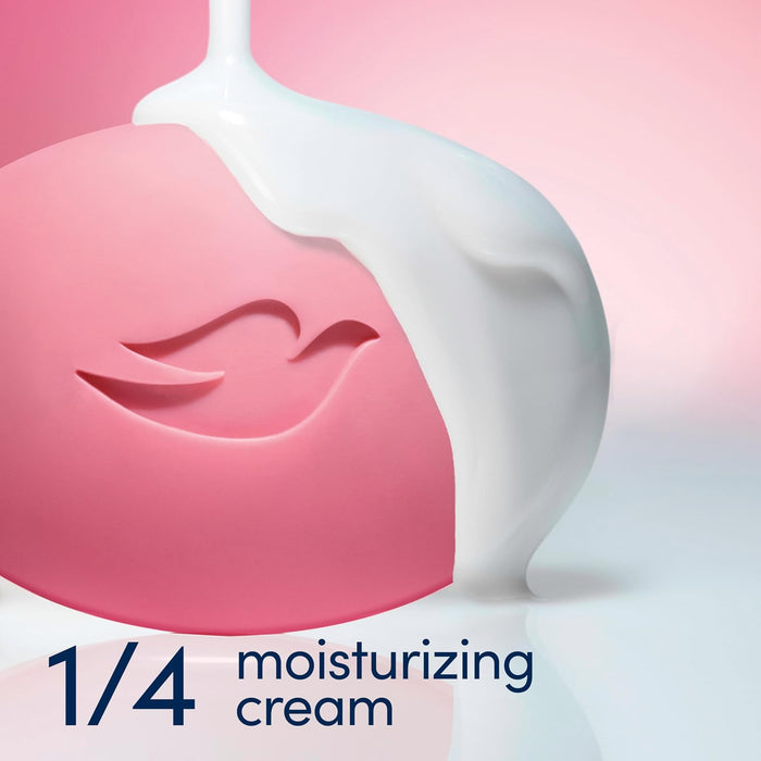 Dove Beauty Bar Soap Revitalizante Cherry & Chia Milk, for Revitalized Skin, 6 Bars A Skin Energy Boost 3.75 oz