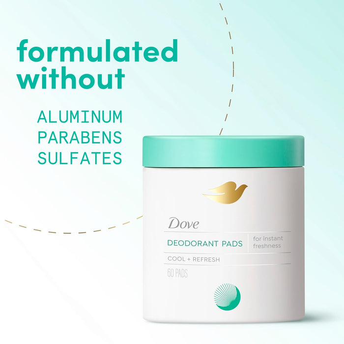 Dove Body Wash 60 Pads Cleansing Pads For Women Neutralize Odor And Gently Exfoliate To Refine Skin Texture
