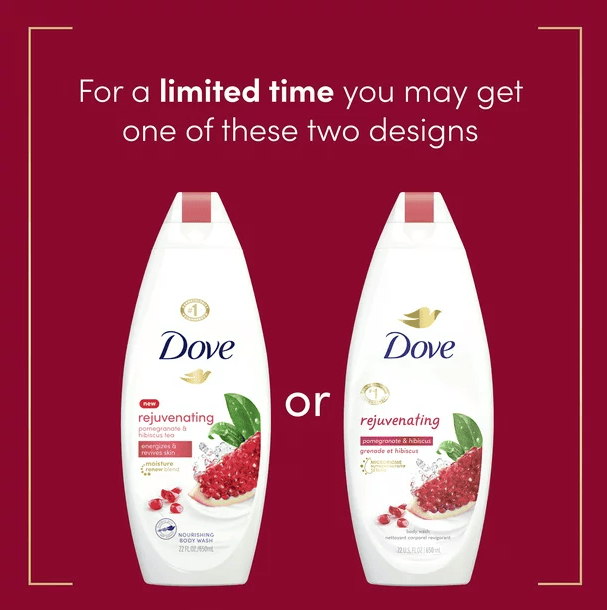 Dove Rejuvenating Body Wash Pomegranate and Hibiscus Tea 22 oz