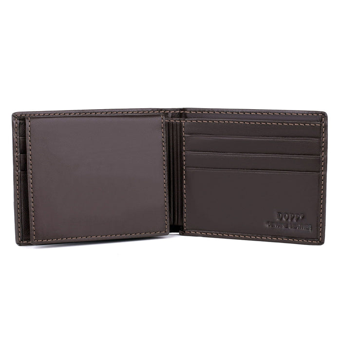 Dopp Men's Regatta Credit Card Billfold Leather, Brown