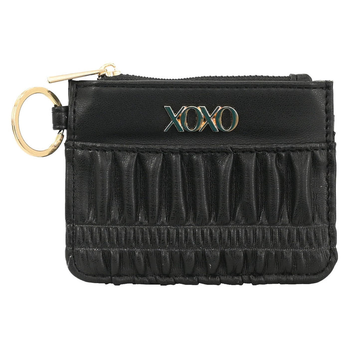 XOXO Women's Zip Wristlet Wallet withCoin Purse - Card Holders, 2 Cash Pockets & Phone Slot