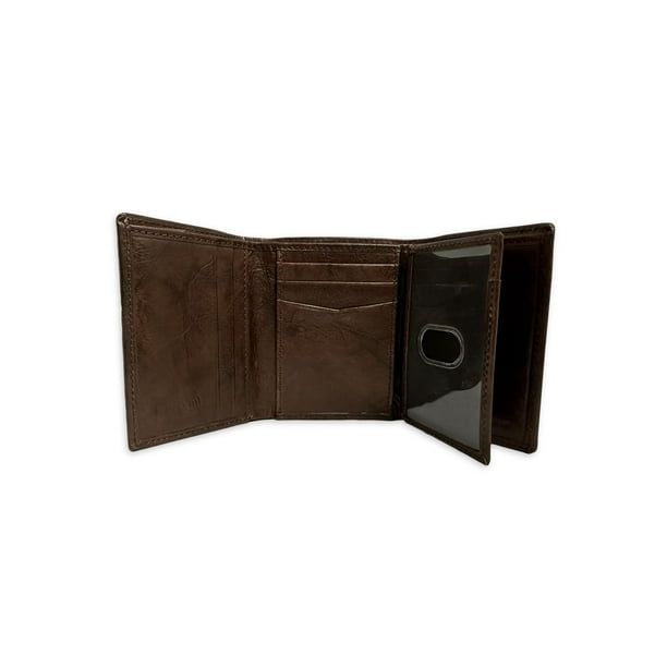 George Men's Crunch TriFold with Flip ID Wallet