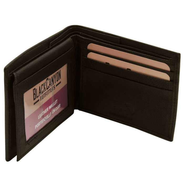 Blackcanyon Outfitters Bco Rfid Bifold Wallet/ Top Flap/ Bk/Br