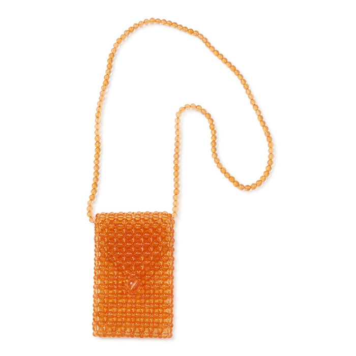 No Boundaries Women's Joyful Expression Beaded Pouch Orange